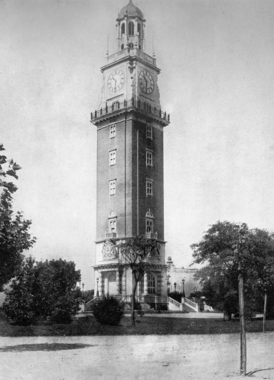 Torre do relógio britânica em comemoração à independência da Argentina, Buenos Aires, Argentina de Unbekannt