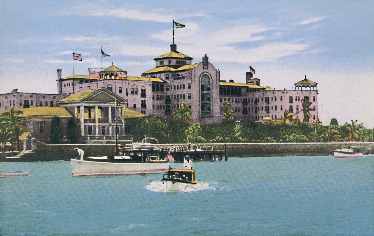 Hotel colonial britânico, Nassau, Bahamas, c1910s. de Unbekannt
