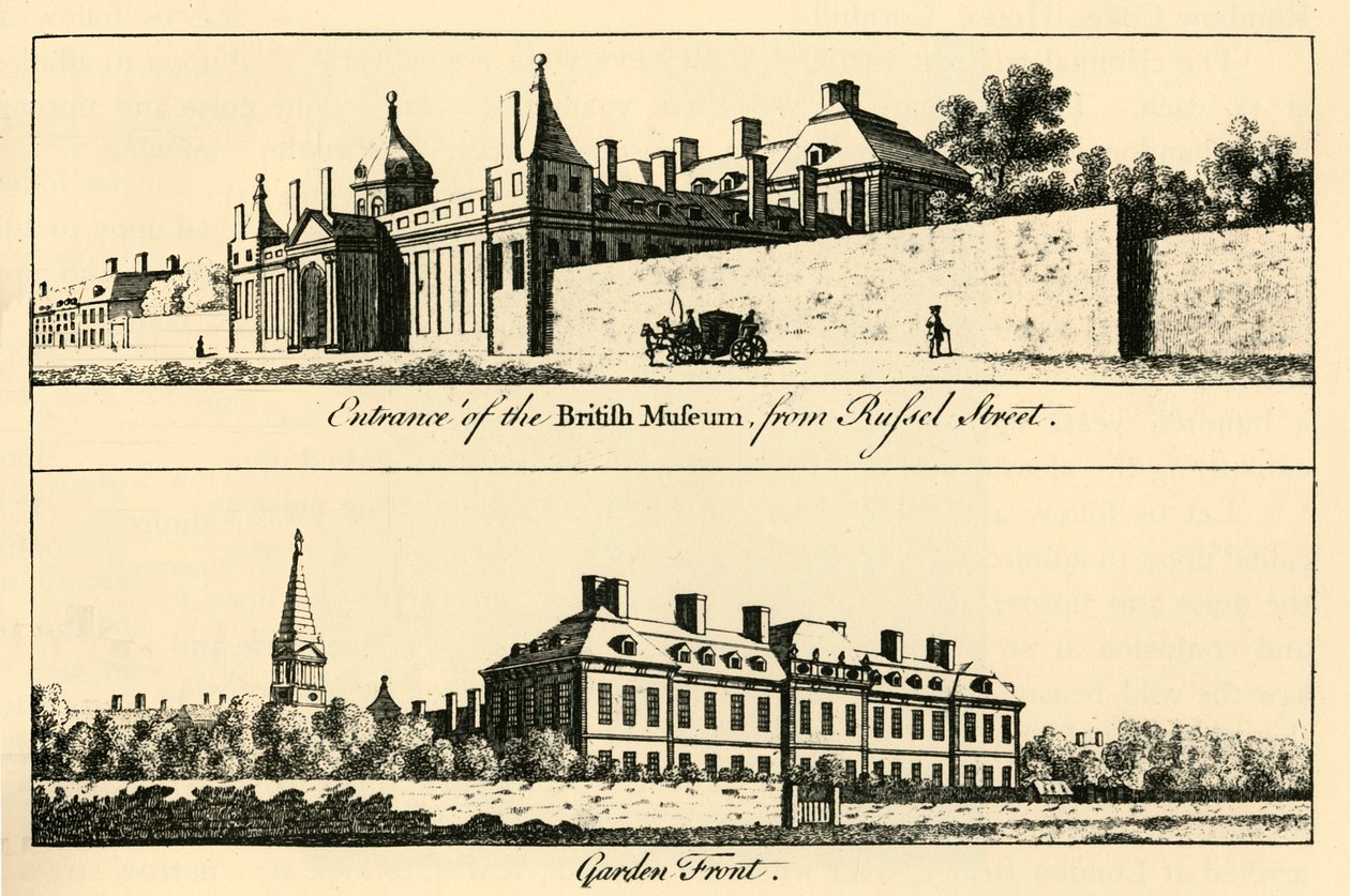 Museu Britânico, c1753-1810, 1925. de Unbekannt
