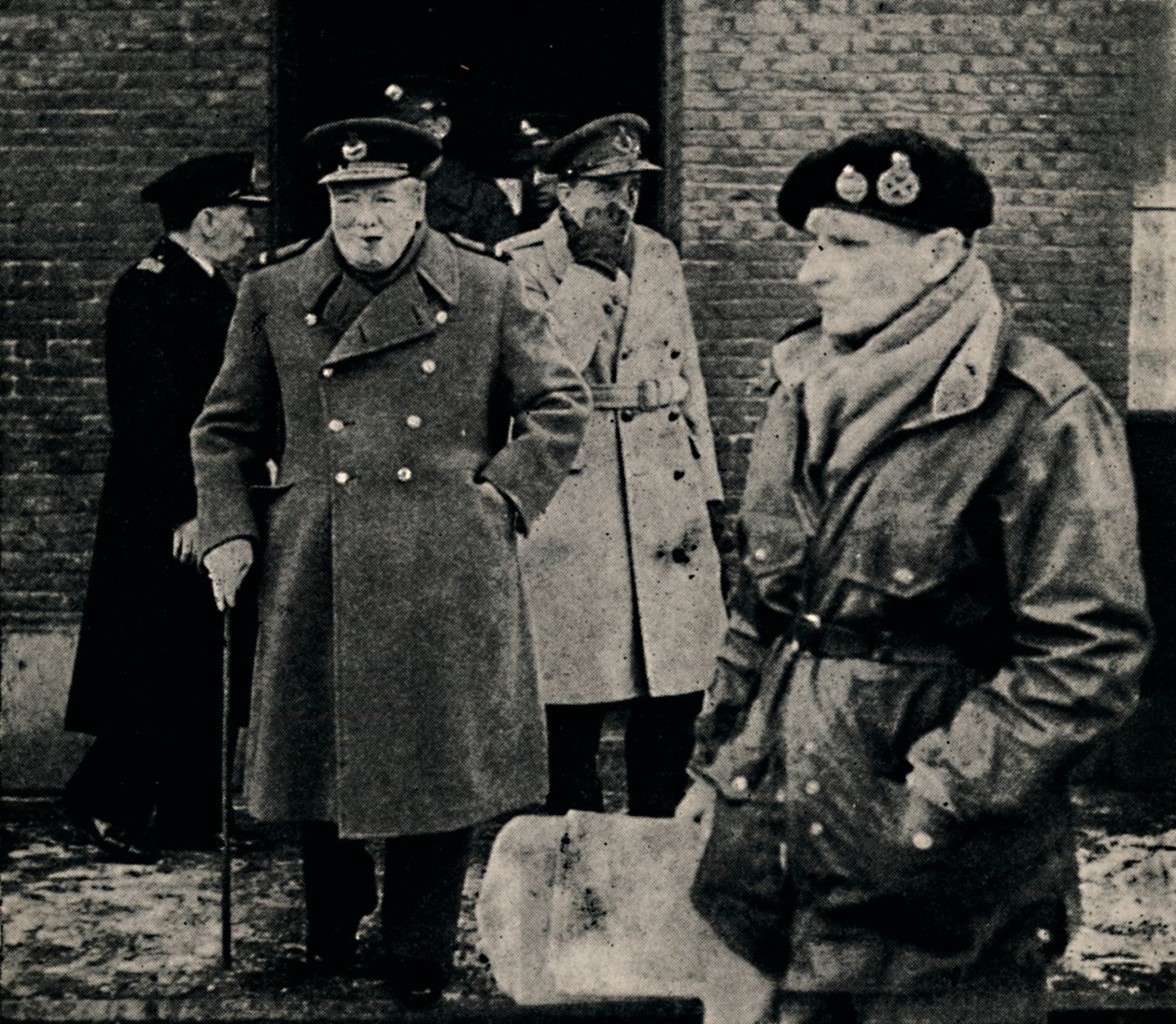 O primeiro ministro britânico visita a frente ocidental, 1944, 1945. de Unbekannt
