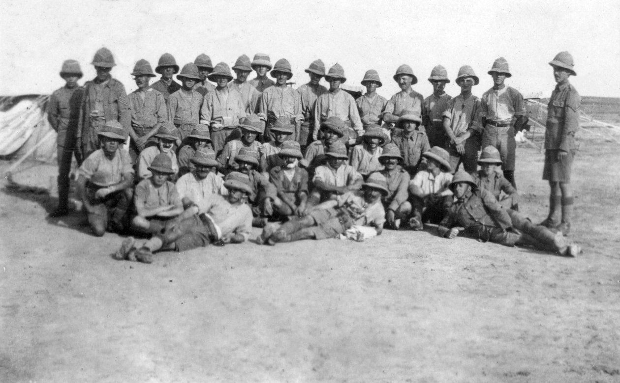 Destacamento do grupo C do exército britânico, Mesopotâmia, Primeira Guerra Mundial, 1918 de Unbekannt