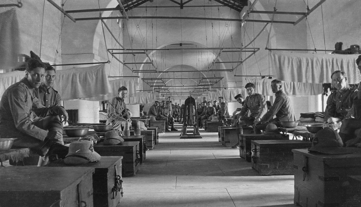 Quartel do exército britânico, Agra, Índia, 1916-1917 de Unbekannt