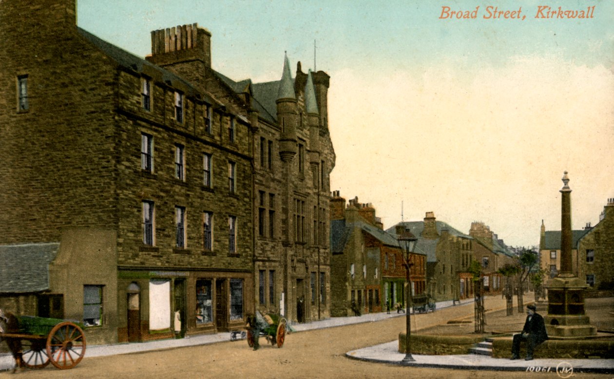 Broad Street, Kirkwall, Orkney, Escócia, século XX de Unbekannt