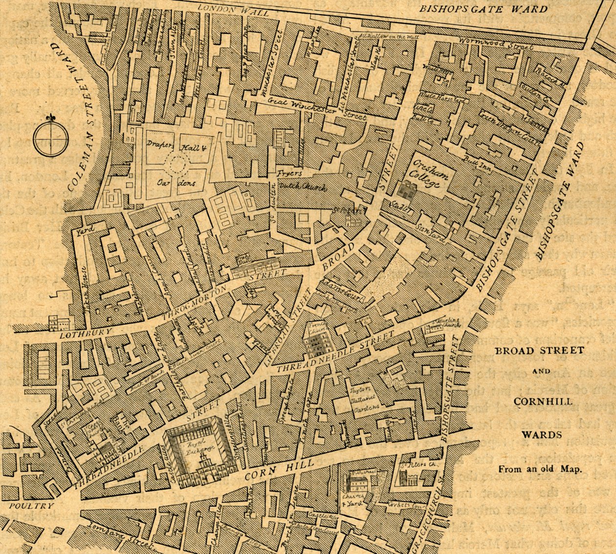 Rua larga e alas de Cornhill, 1897. de Unbekannt