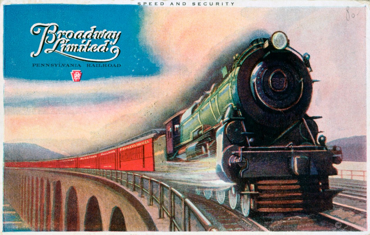 Broadway Limited, Estrada de ferro da Pensilvânia, 1927 de Unbekannt