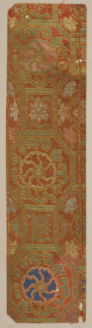 Brocado, seda. Uma amostra, período Edo, 1615-1868. de Unbekannt