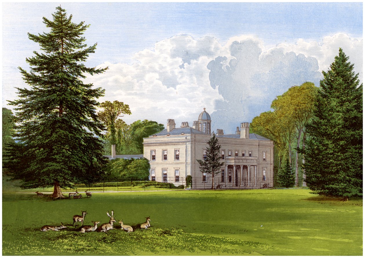 Brockley Hall, Somerset, casa da família Smyth-Pigott, c1880 de Unbekannt