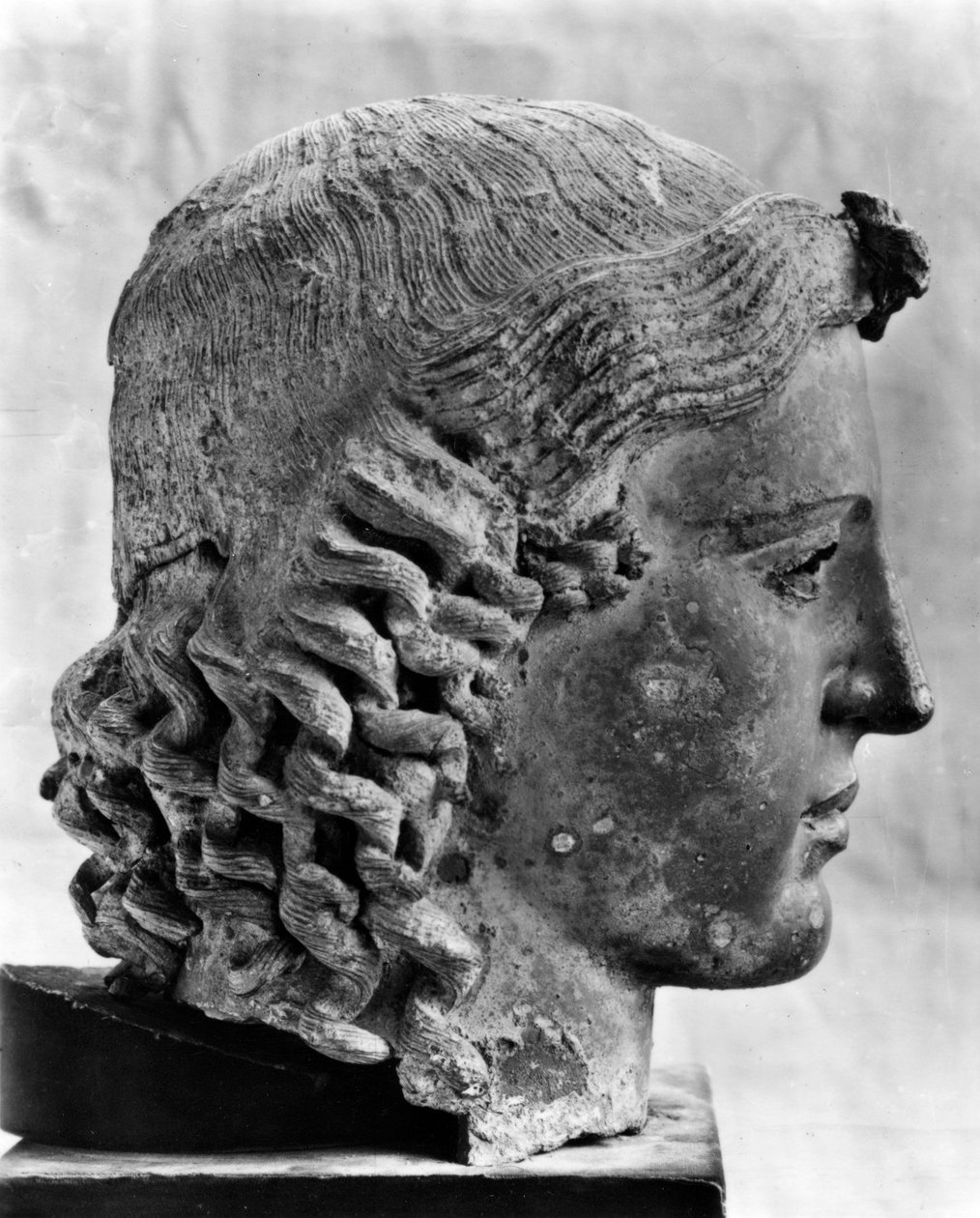Busto de bronze do deus grego Apolo, c460 aC Século XX de Unbekannt