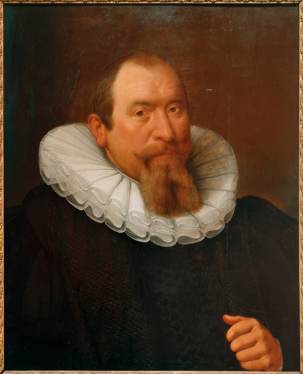 Retrato de um cavalheiro com barba comprida, à direita. de Unbekannt