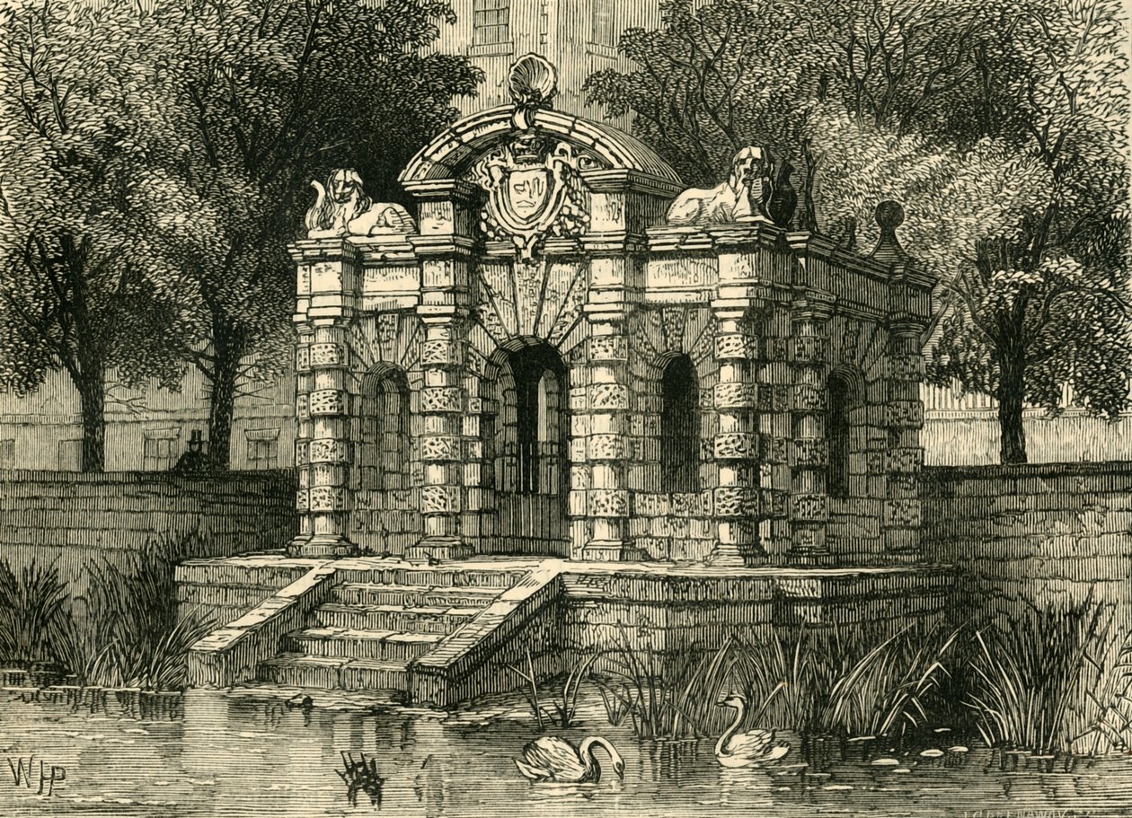 Buckingham Gate em 1830, 1881. de Unbekannt