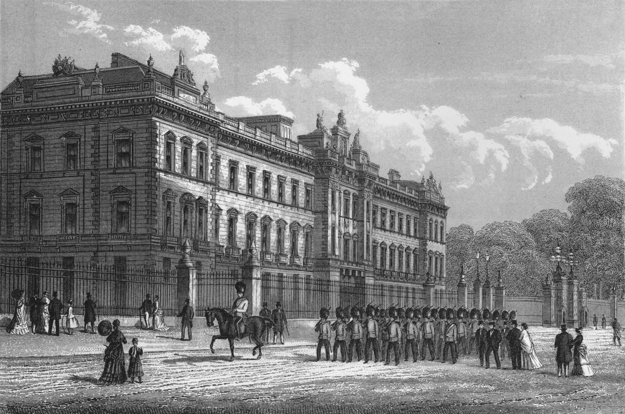 Palácio de Buckingham, Londres, c1850 1878 de Unbekannt
