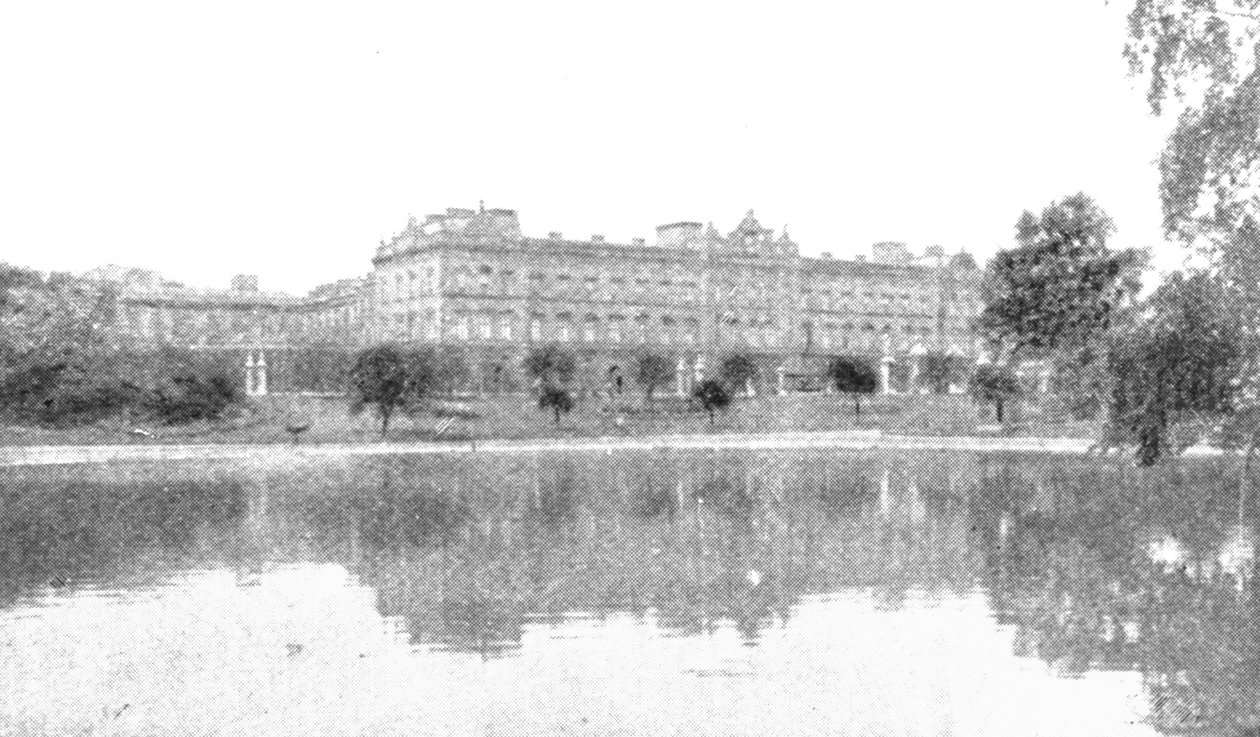 Palácio de Buckingham na época de Victoria, 1901. de Unbekannt