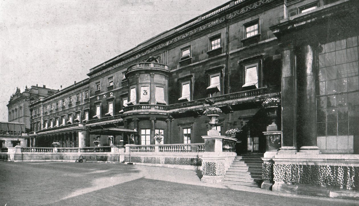 Palácio de Buckingham ... mostrando a sala em que o rei morreu, 1910. de Unbekannt
