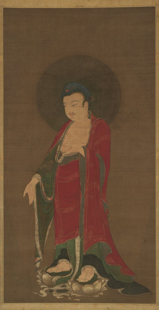 Buda Amitabha Descendente de Sua Terra Pura, final do século XIII. de Unbekannt