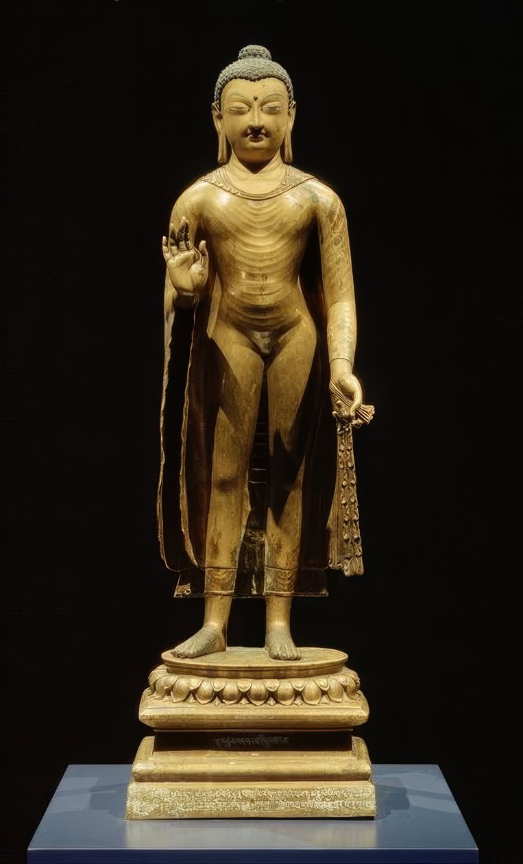 Buda Sakyamuni - escultura, século VII de Unbekannt