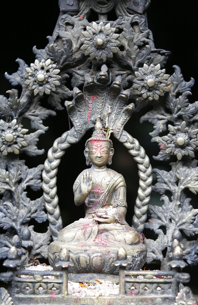Buda em Templo Dourado, Patan, Nepal de Unbekannt