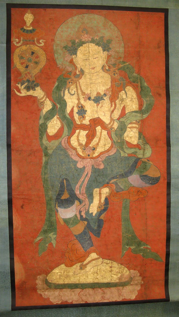 Atendente Budista, Possivelmente um Dakini , final do século XVIII. de Unbekannt