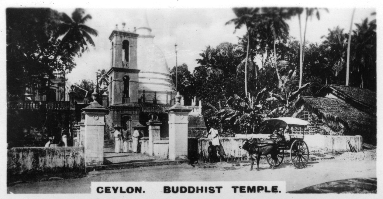 Templo Budista, Ceilão, c1925 de Unbekannt