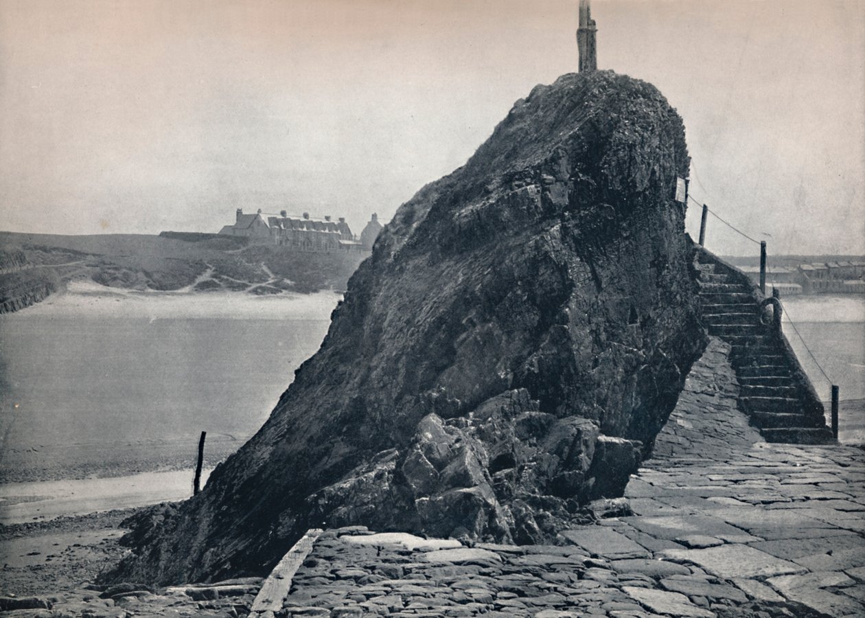 Bude - a rocha da capela, 1895 de Unbekannt