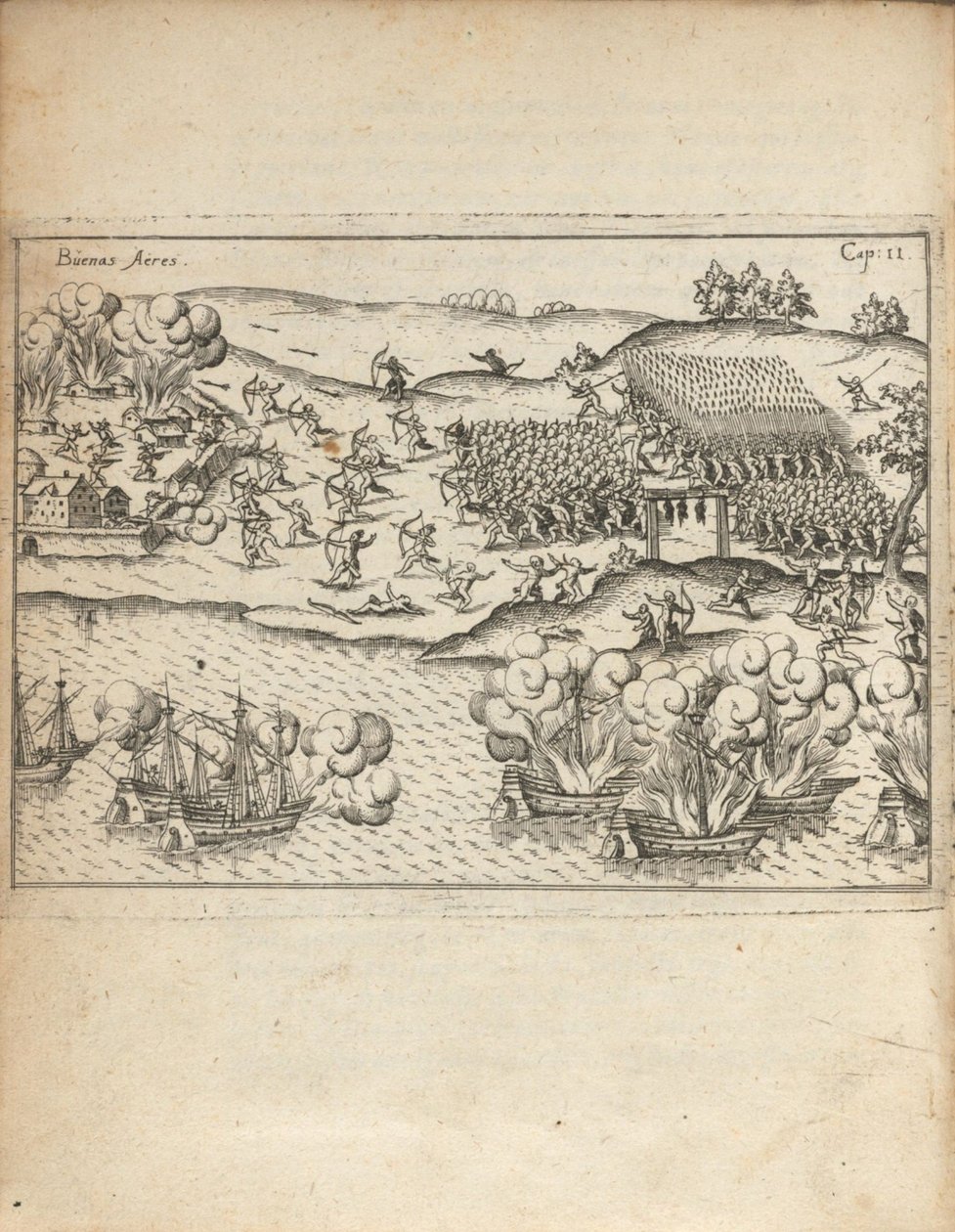 Buenos Aires Da história de Vera ... por Ulrich Schmidel, 1599 de Unbekannt