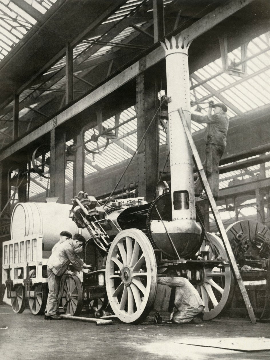 Construindo o foguete - em 1935, 1935. de Unbekannt