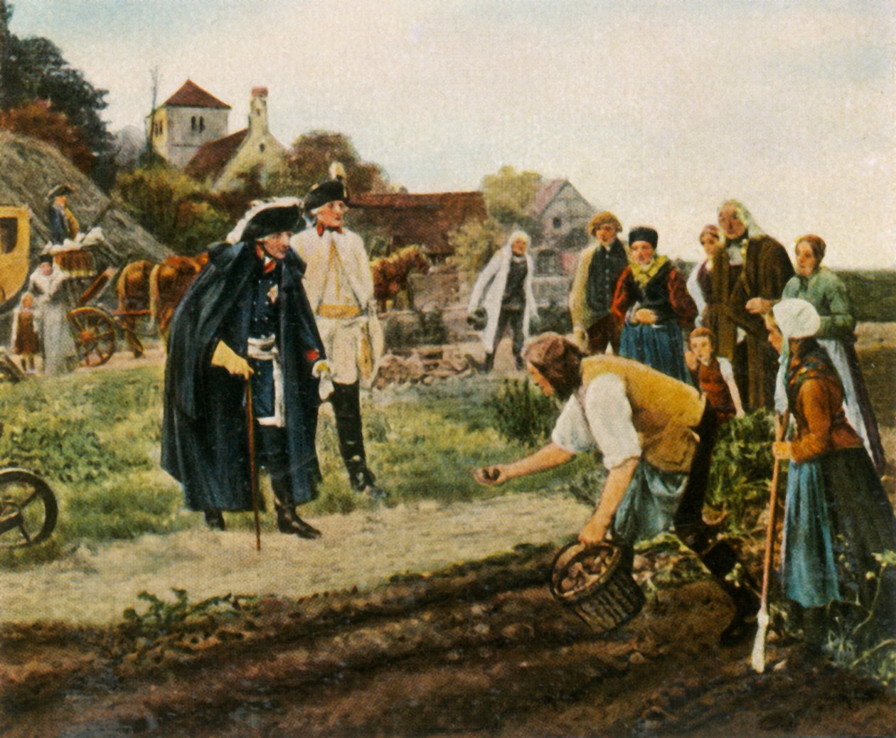 Construindo o país após a Guerra dos Sete Anos: the King Overall, 1936. de Unbekannt