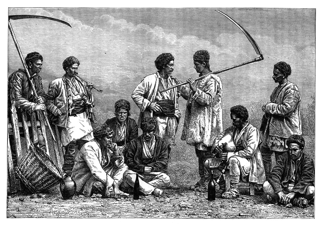 Camponeses búlgaros, c1890 de Unbekannt