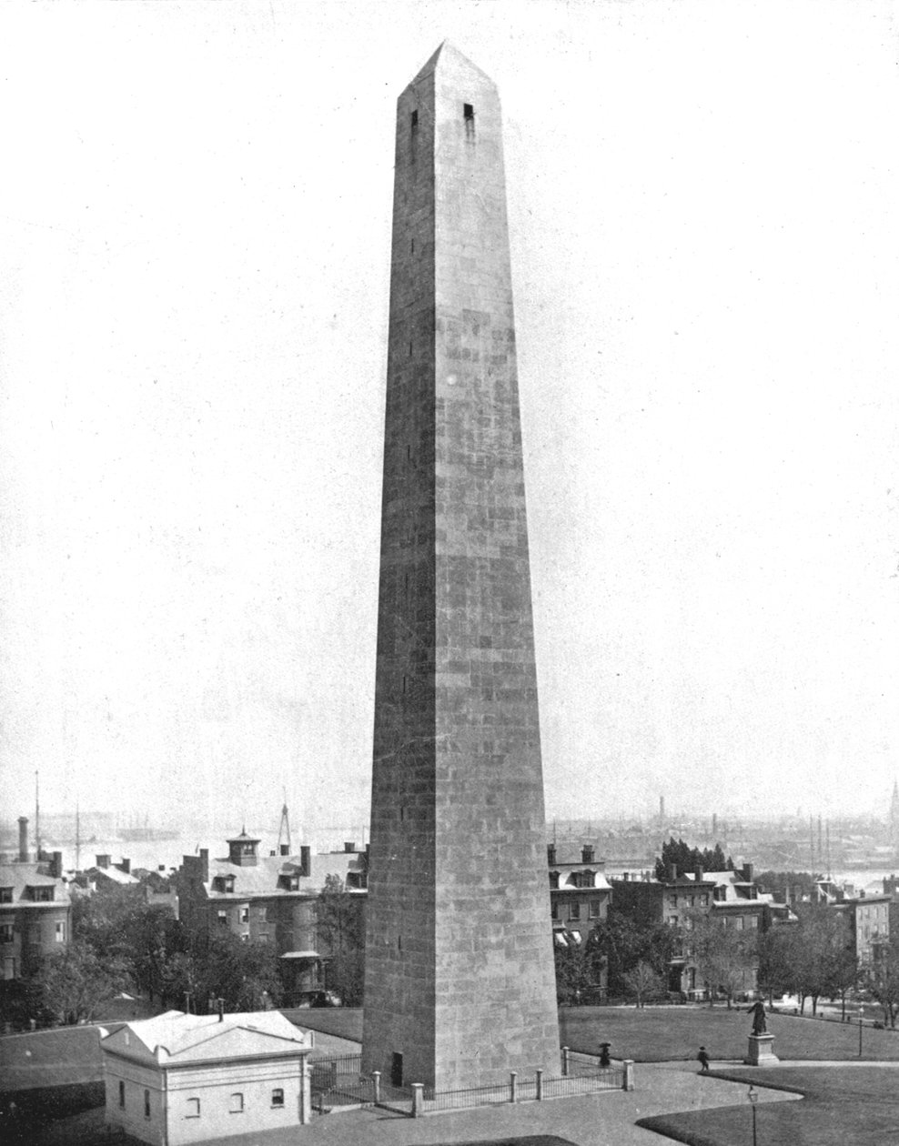 Monumento de Bunker Hill, Charlestown, Massachusetts, EUA, c1900. de Unbekannt