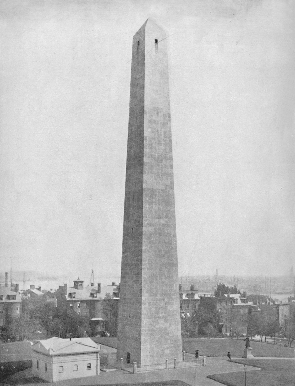 Monumento do monte de depósito, Charlestown, Massachusetts, c1897. de Unbekannt