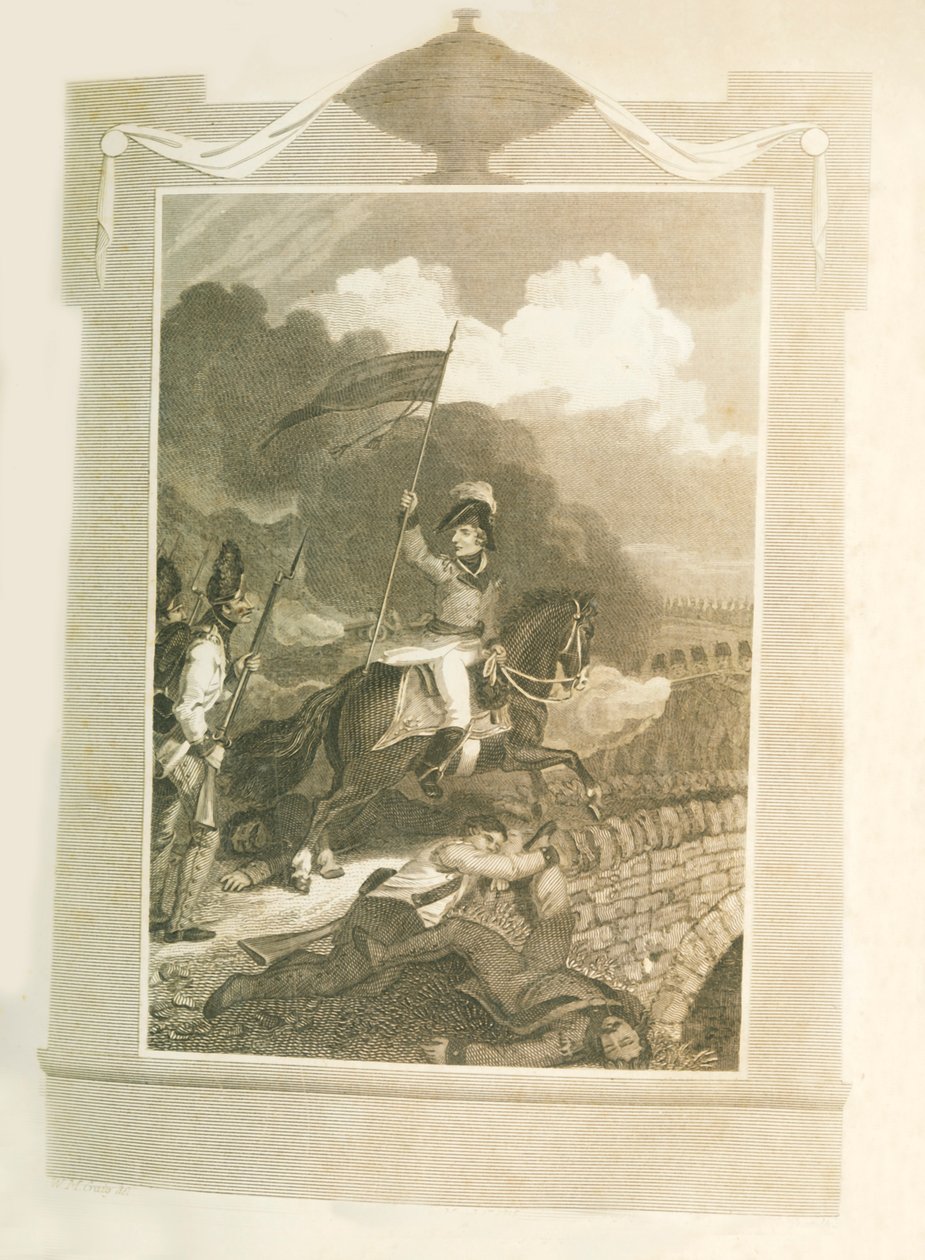 Buonaparte tentando forçar a Ponte de Arcola, 1796, 1816. de Unbekannt