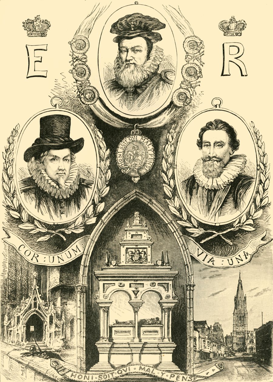 Retratos de Burghley, 1898. de Unbekannt