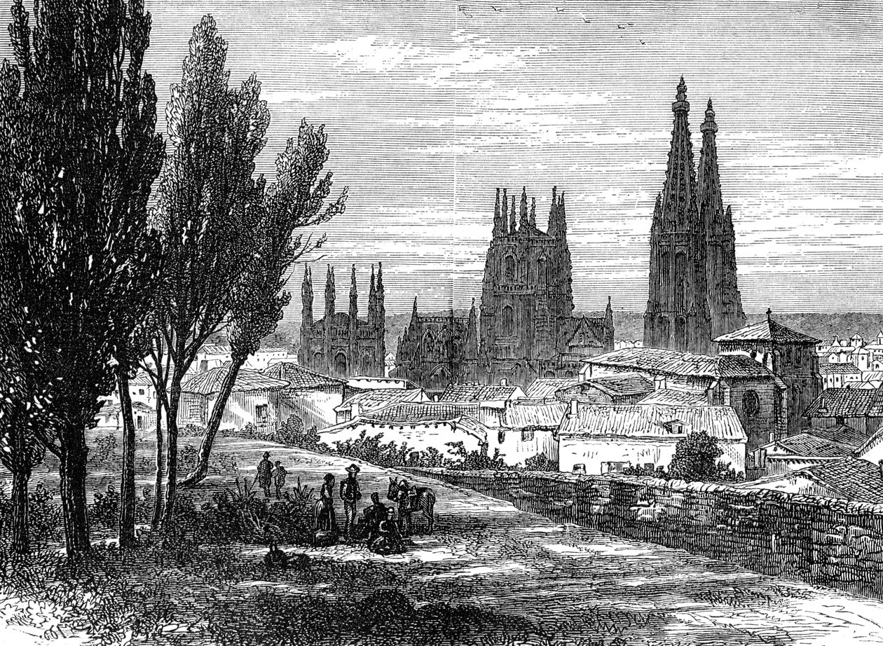 Burgos, Espanha, século XIX de Unbekannt