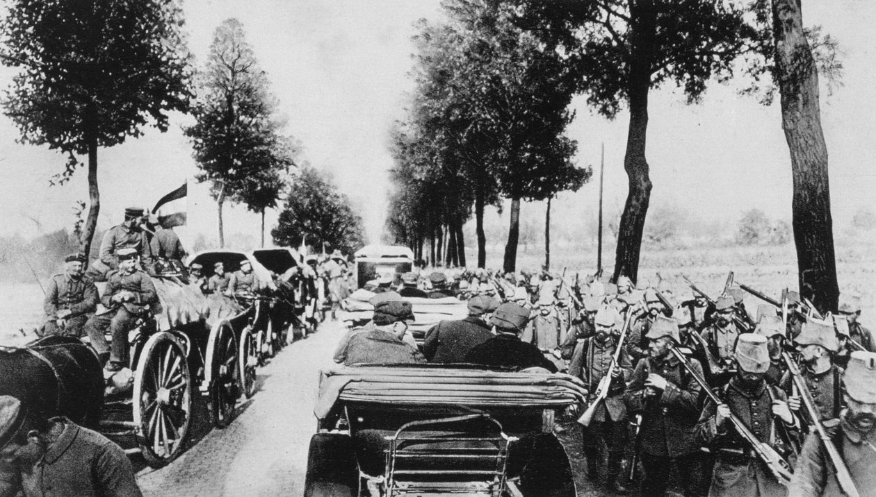 Estrada movimentada, Primeira Guerra Mundial, 1915 de Unbekannt