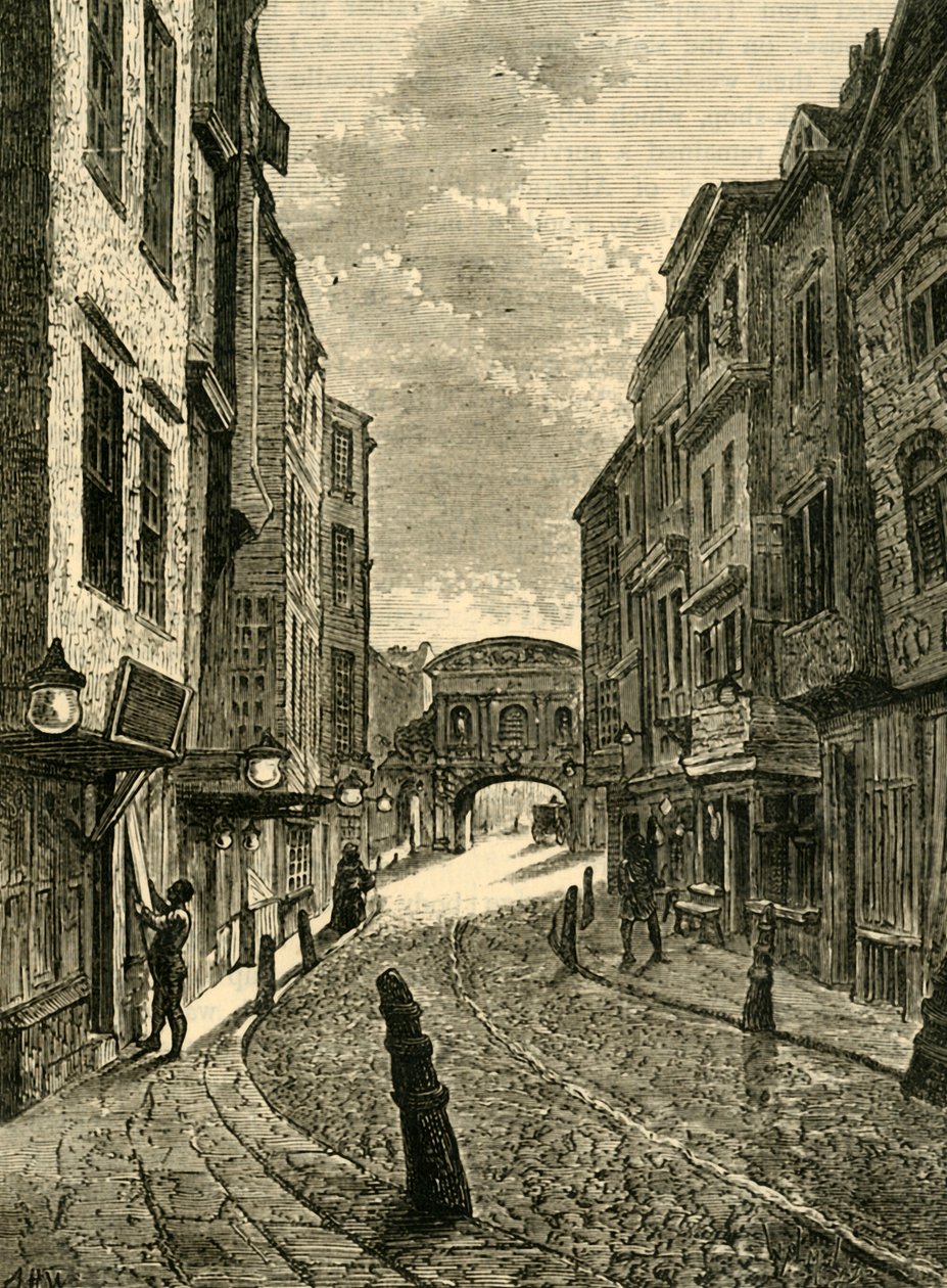 Fileira dos carniceiros em 1800, 1881. de Unbekannt