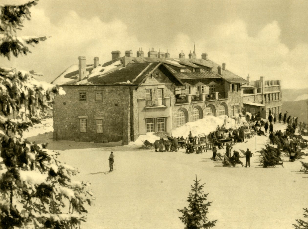 Estação do teleférico, montanhas Rax, Baixa Áustria, c1935. o de Unbekannt