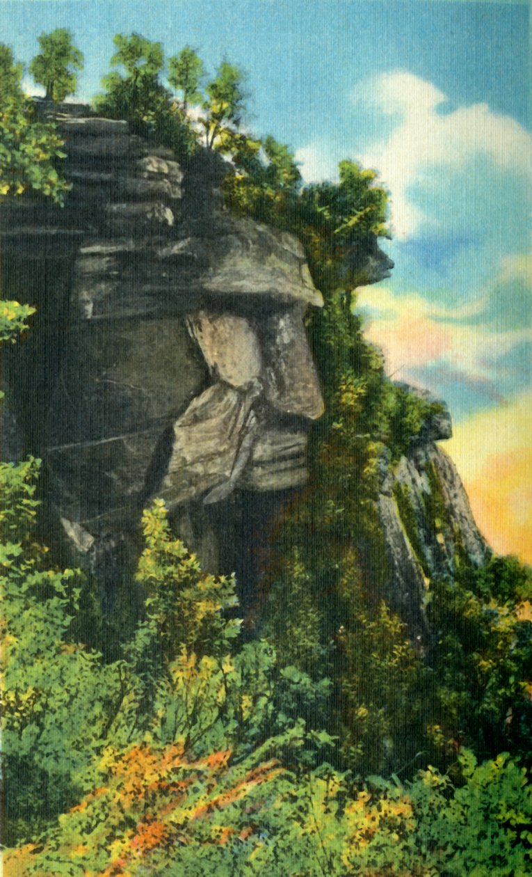 Caesars Head, Altitude 3.227 pés, ponto mais alto da Carolina do Sul, 1942. de Unbekannt