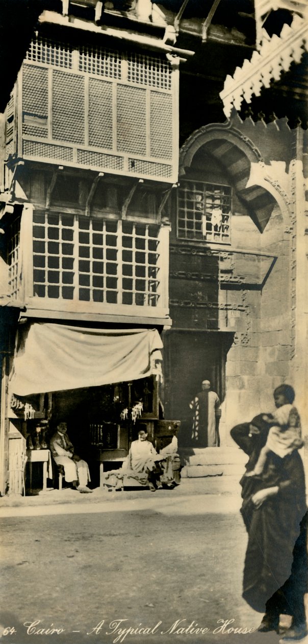 Cairo - uma casa nativa típica, c1918-c1939. de Unbekannt