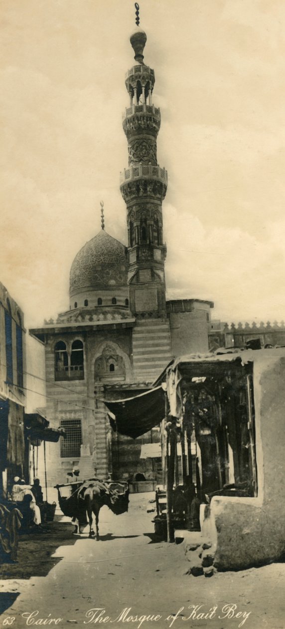 Cairo - a mesquita de Kait Bey, c1918-c1939. de Unbekannt