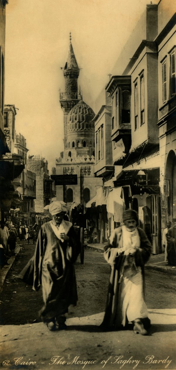 Cairo - a mesquita de Saghry Bardy, c1918-c1939. de Unbekannt
