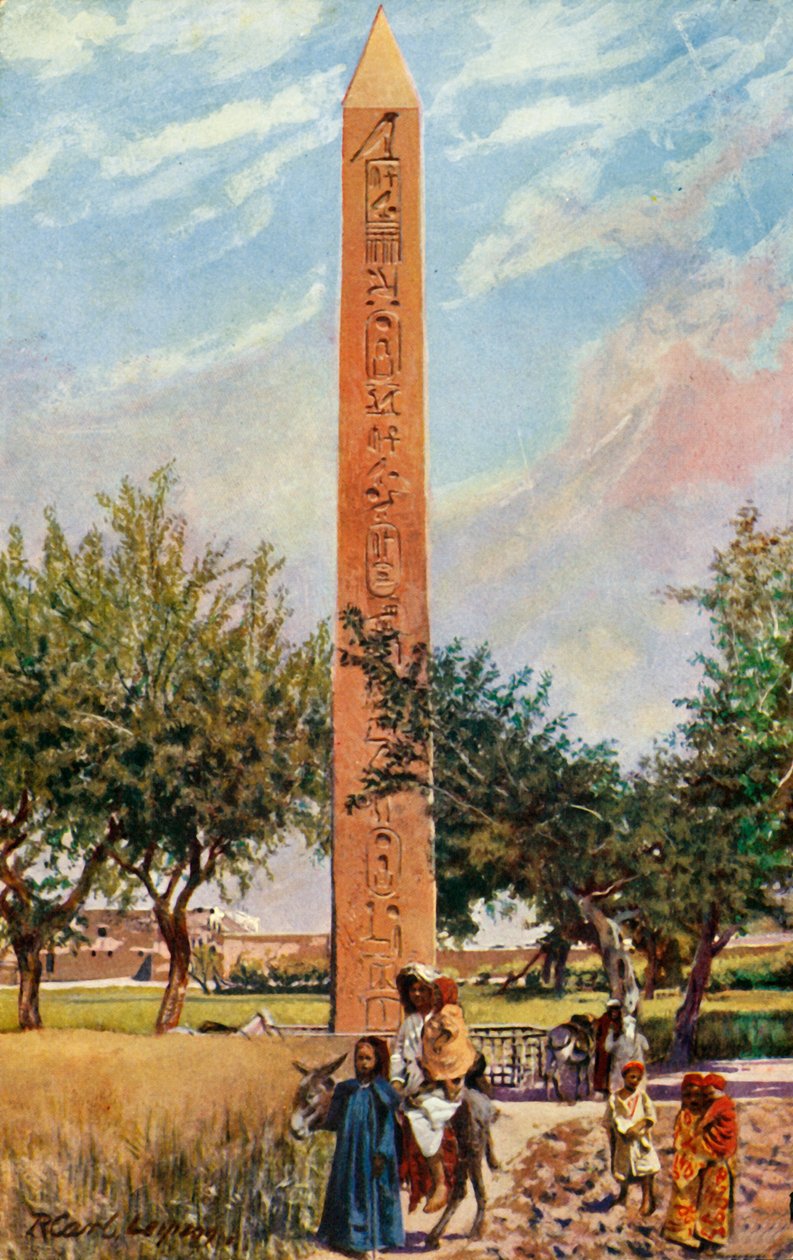 Cairo: O Obelisco de Eliópolis, c1918-c1939. de Unbekannt