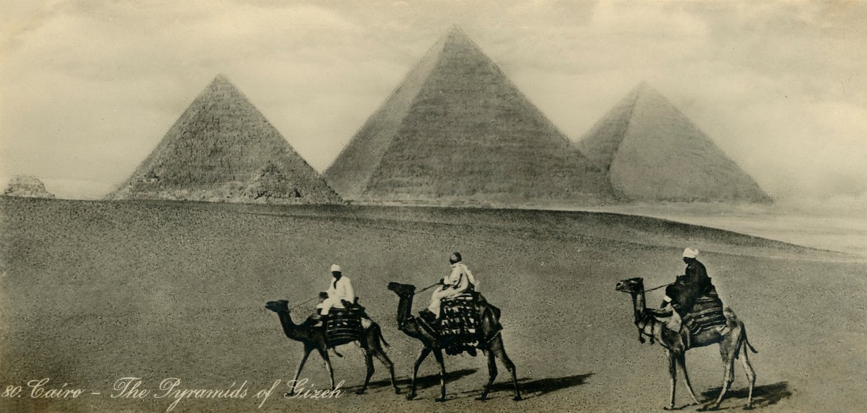 Cairo: As pirâmides de Gizé, c1918-c1939. de Unbekannt