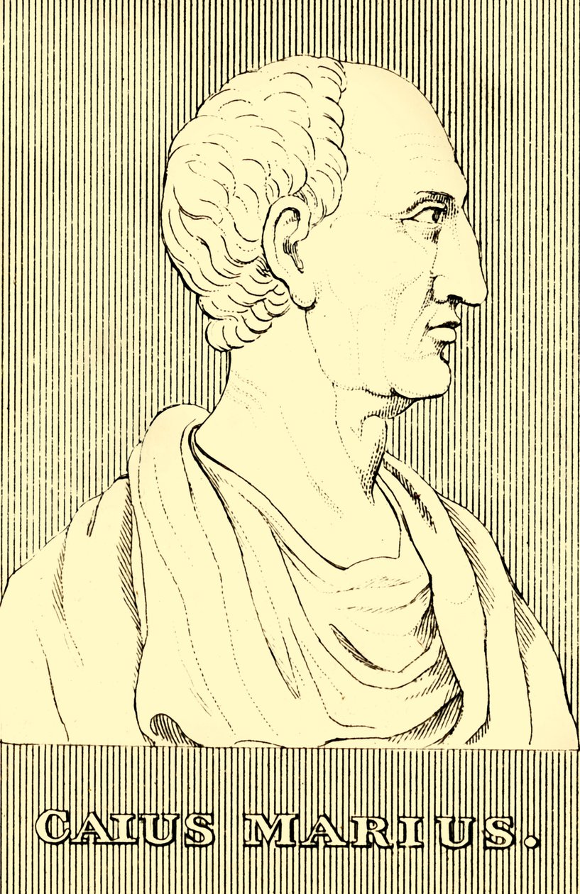 Caius Marius, 157 aC - 86 aC, 1830. de Unbekannt
