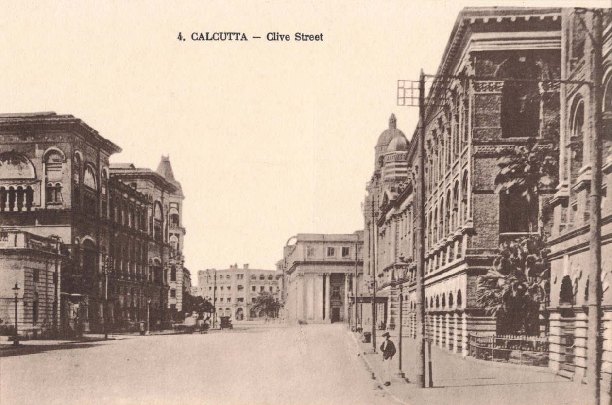 Calcutá - Clive Street, c1900 de Unbekannt