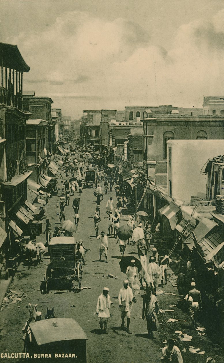 Calcutá. Bazar de Burra, 1910. de Unbekannt