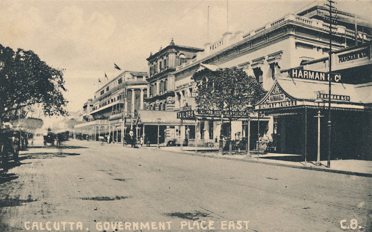 Calcutá. Government Place East, c1920. de Unbekannt