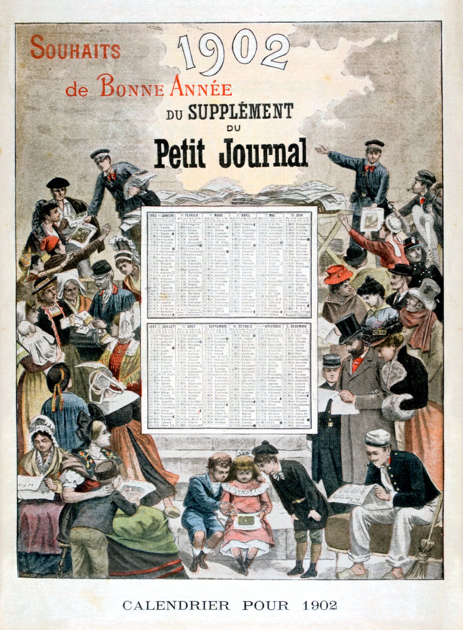 Calendário para 1902, 1901 de Unbekannt