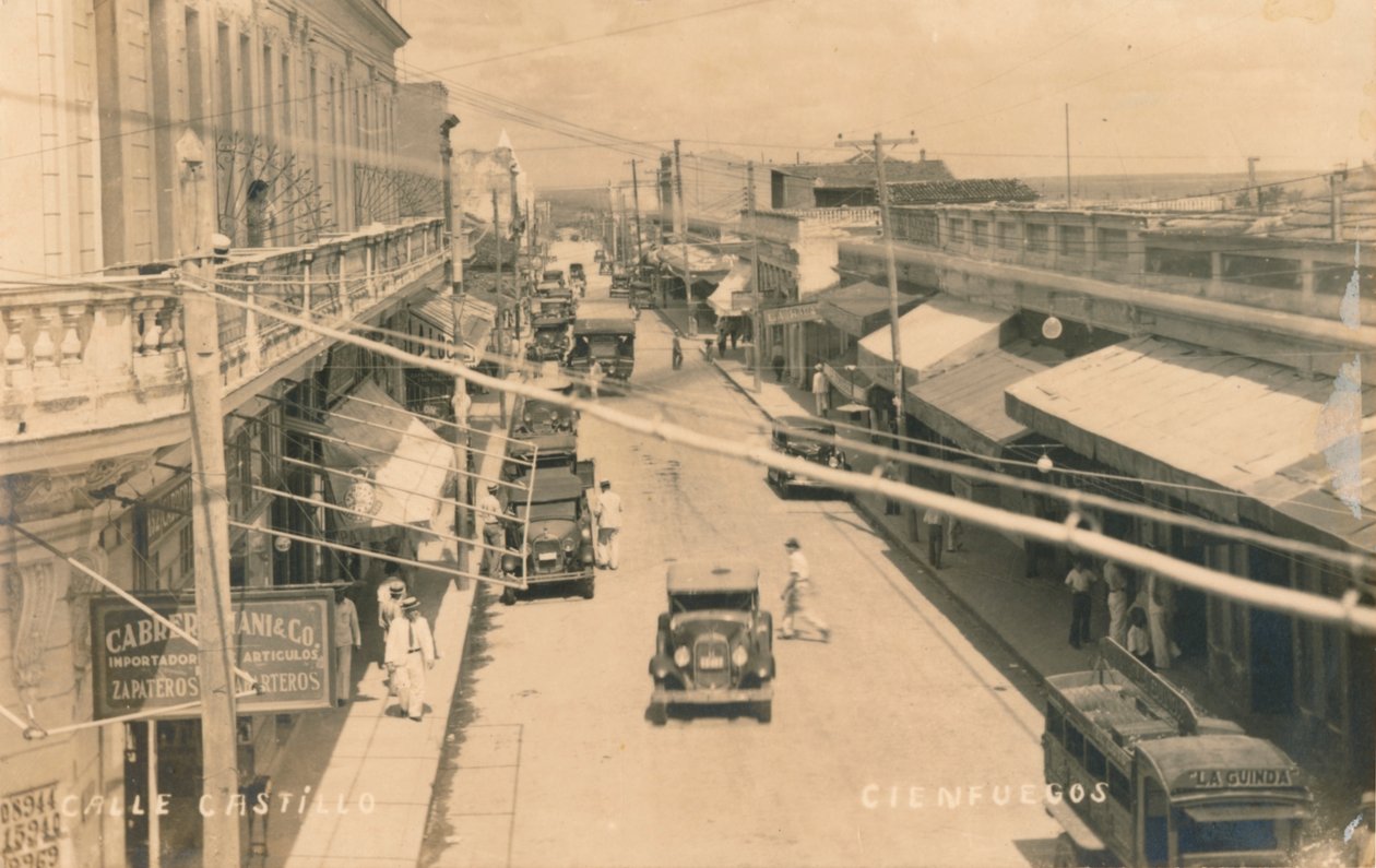 Rua Castillo, Cienfuegos, Cuba, c1900 de Unbekannt