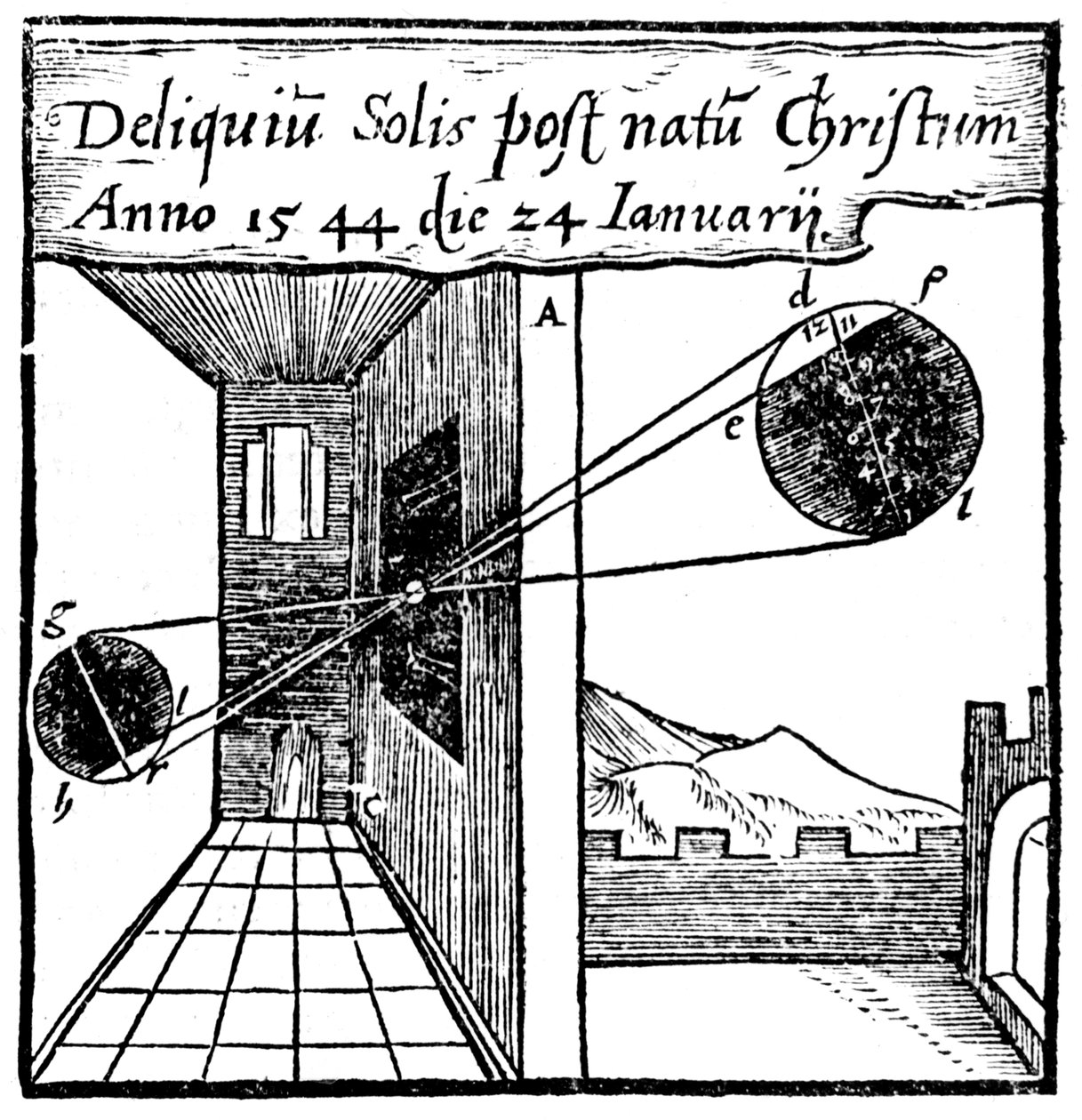 Câmera obscura, 1561 de Unbekannt