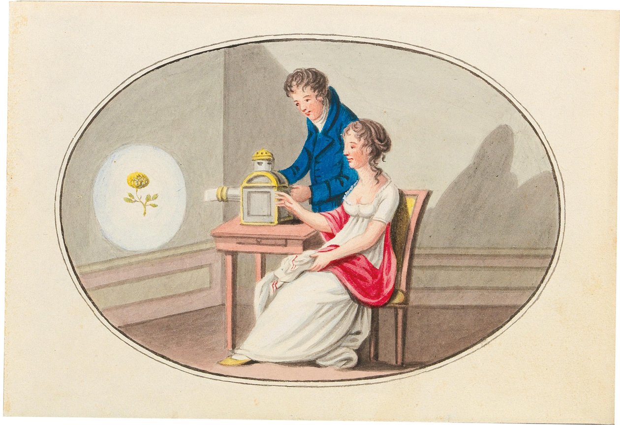 Câmara escura, c. 1830. de Unbekannt