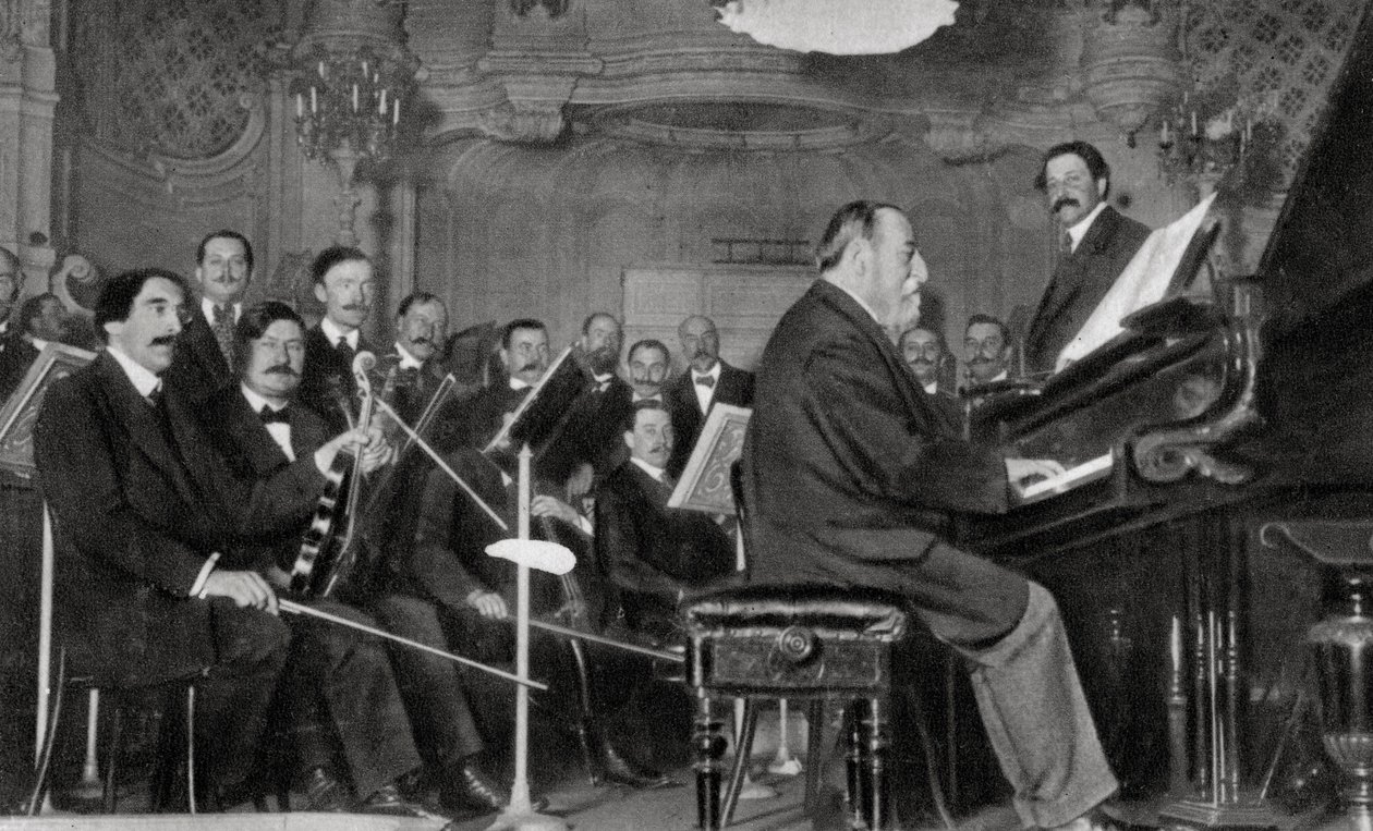 Camille Saint-Saens, compositor, músico e maestro francês, 1910 de Unbekannt